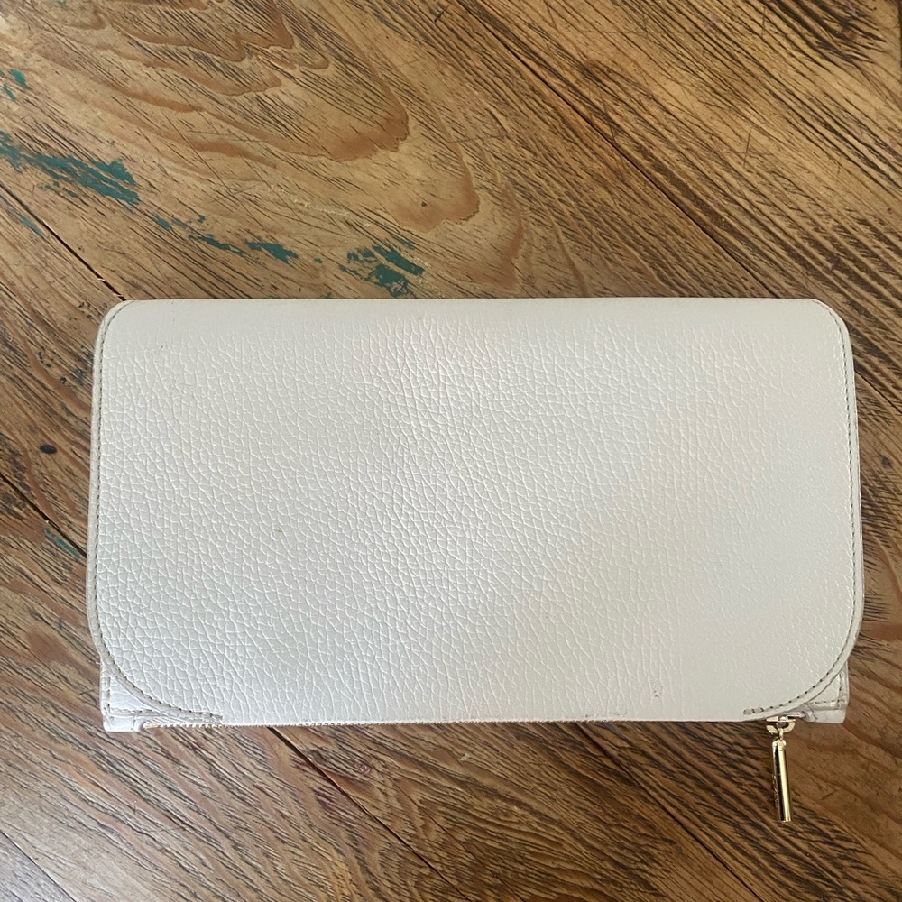Cuyana Ecru System Phone Wallet